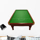 Snooker Table Isolated Wall Decal