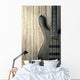 wood bass guitar Wall Mural