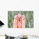 Happy three fingers Wall Mural