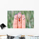Happy three fingers Wall Mural