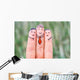 Happy three fingers Wall Mural