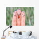 Happy three fingers Wall Mural