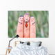 Happy three fingers Wall Mural