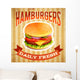 Fast Food Poster Wall Decal