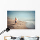 Man Surfer Walking along Wall Decal