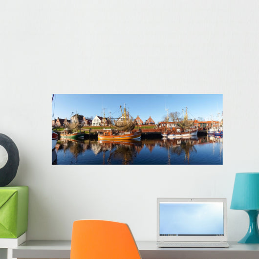 Greetsiel Fishing Boats Wall Decal