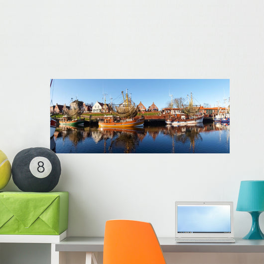 Greetsiel Fishing Boats Wall Decal