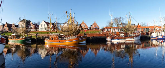 Greetsiel Fishing Boats Wall Decal