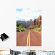 Canyon road mountains Wall Mural