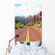 Canyon road mountains Wall Mural