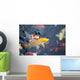 colorful carp Wall Mural