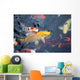 colorful carp Wall Mural