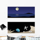 Mission Moon Landscape Wall Decal