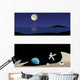 Mission Moon Landscape Wall Decal
