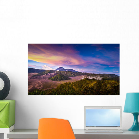 Mount Bromo Volcano East Wall Decal