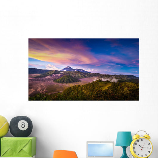 Mount Bromo Volcano East Wall Decal