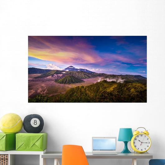 Mount Bromo Volcano East Wall Decal