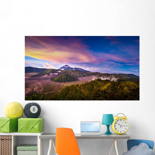 Mount Bromo Volcano East Wall Decal