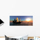 Sailing Ship at Sea During Sunset Wall Decal
