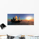 Sailing Ship at Sea During Sunset Wall Decal