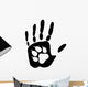 Pet Paw Handprint Wall Decal
