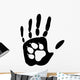 Pet Paw Handprint Wall Decal