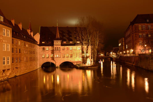 Nuremberg by night Wall Mural