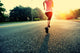 Woman Runner Running Sunrise Wall Decal