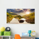 Forest River with Stones Wall Decal