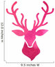 pink watercolor deer Wall Decal