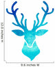 blue watercolor deer Wall Decal