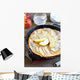 Delicious pie with pears in a frying pan Wall Mural