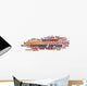 Customer Service wordcloud Wall Decal