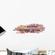 Customer Service wordcloud Wall Decal