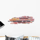 Customer Service wordcloud Wall Decal