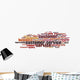 Customer Service wordcloud Wall Decal