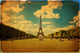 Eiffel Tower Paris Vintage Wall Decal