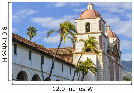 Old Mission Santa Barbara, California Wall Mural