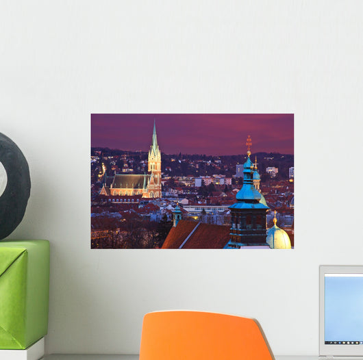 Kirchen Graz Wall Mural