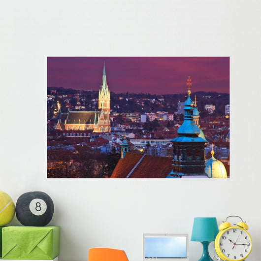 Kirchen in Graz Wall Mural