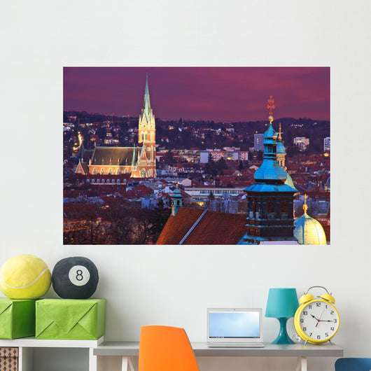 Kirchen in Graz Wall Mural