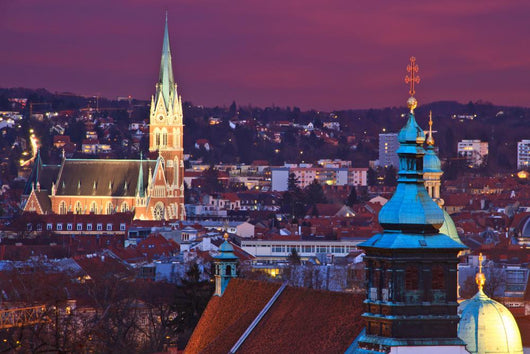 Kirchen in Graz Wall Mural