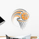 basketball ball Wall Decal