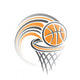 basketball ball Wall Decal
