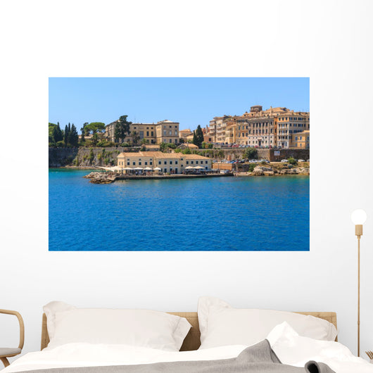 Cozy Buildings Corfu Town Wall Decal