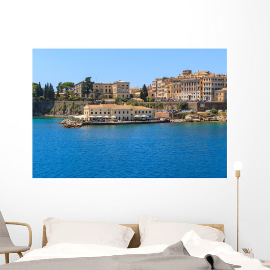 Cozy Buildings Corfu Town Wall Decal
