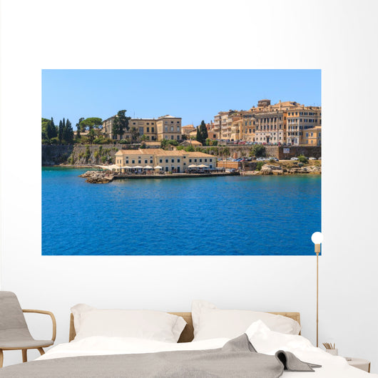 Cozy Buildings Corfu Town Wall Decal