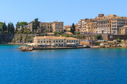 Cozy Buildings Corfu Town Wall Decal