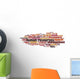 Human Resources word cloud concept. Vector illustration Wall Mural