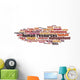 Human Resources word cloud concept. Vector illustration Wall Mural